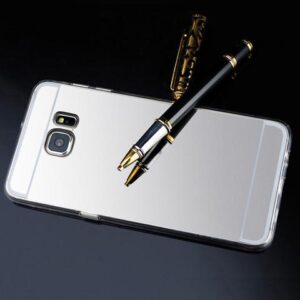 Samsung Galaxy S6 Edge Plus Ovitek, Zrcalo - Srebrn