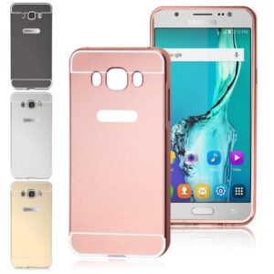 Elegantni aluminijast zrcalni ovitek Samsung Galaxy J7 (2016) - različne barve